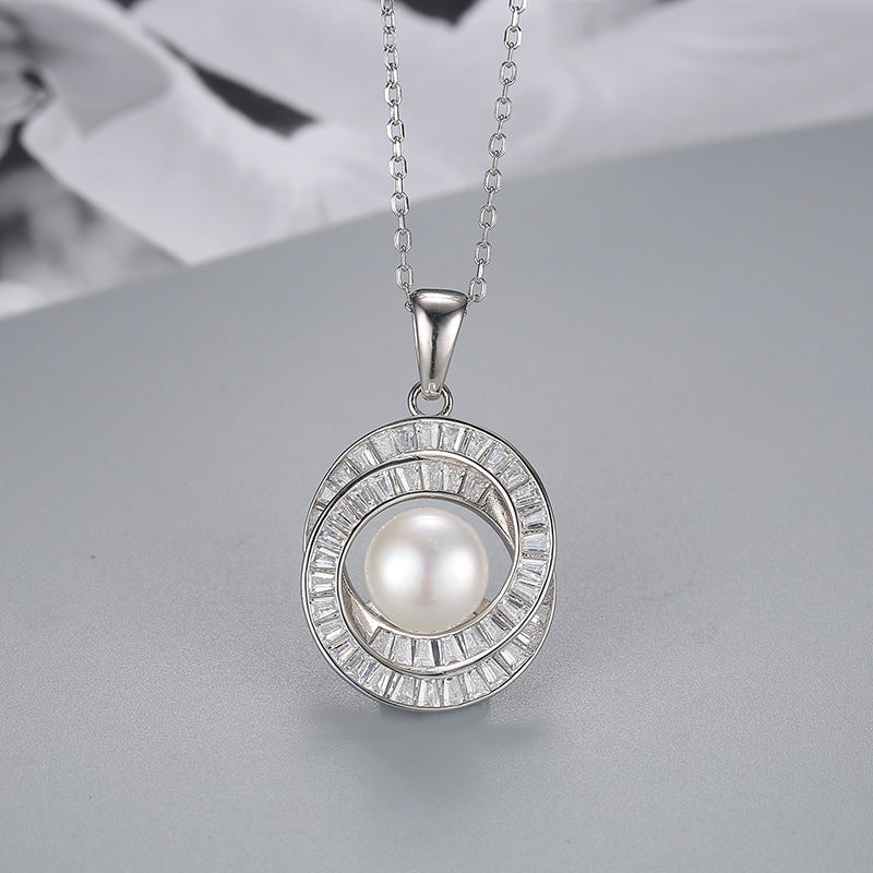 S925 sterling silver pearl pendant setting (default no pearl) wsp262-270