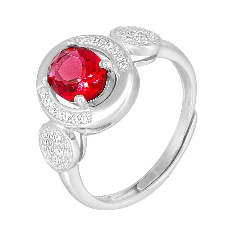 S925 sterling silver gem ring SSG652-SSG661