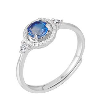 S925 sterling silver gem ring SSG369-SSG380