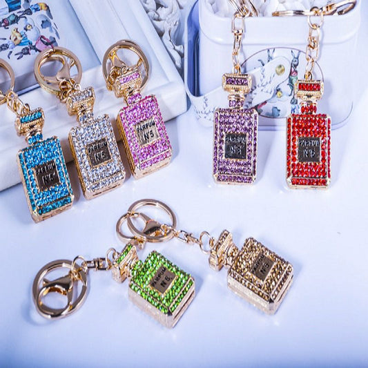 Rhinestone crystal keychain #KC067-KC072