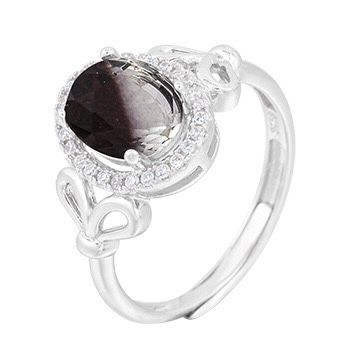 S925 sterling silver gem ring SSG662-SSG673