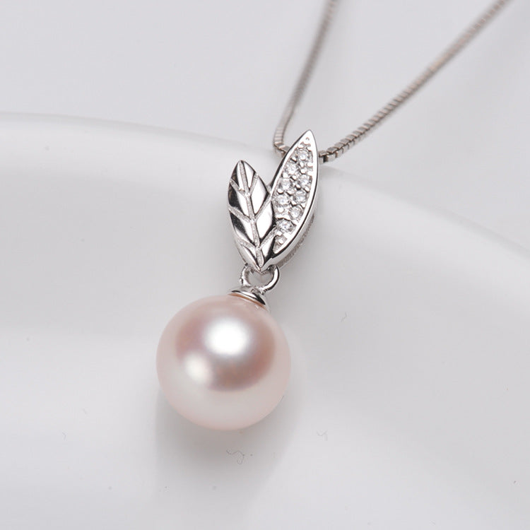 S925 sterling silver pearl pendant setting (default no pearl) wsp010-018