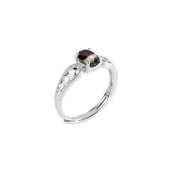 S925 sterling silver gem ring SSG352-SSG354