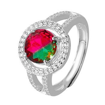 S925 sterling silver gem ring SSG789-SSG791