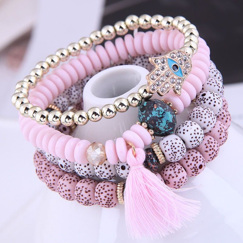 Boho wraps stone bracelet B045-B060