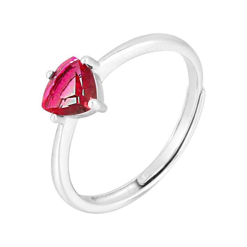 S925 sterling silver gem ring SSG330-SSG337