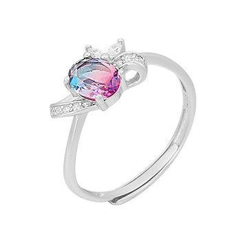 S925 sterling silver gem ring SSG001-SSG014