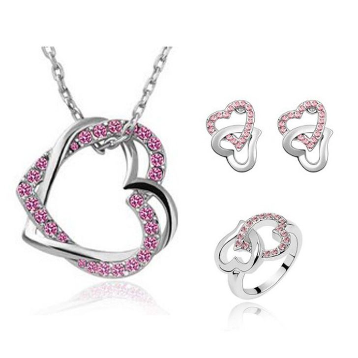 fashion   necklace and earrings set #JS030-JS033