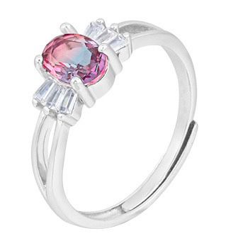 S925 sterling silver gem ring SSG185-SSG200