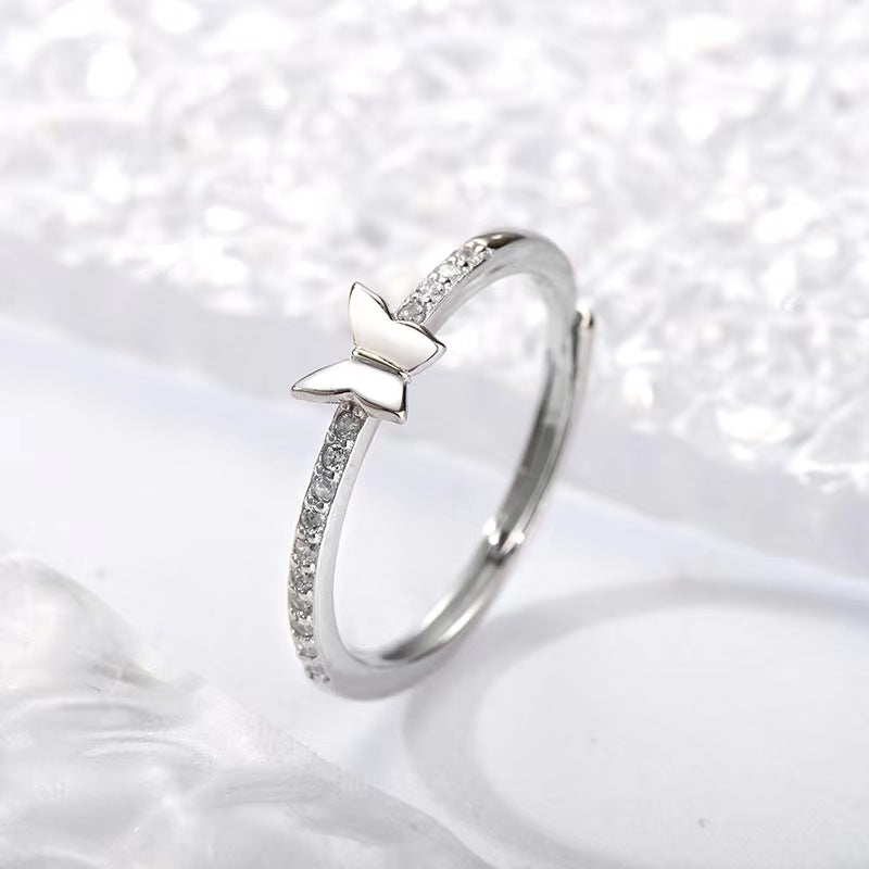 S925 sterling silver gem ring SYR010-018