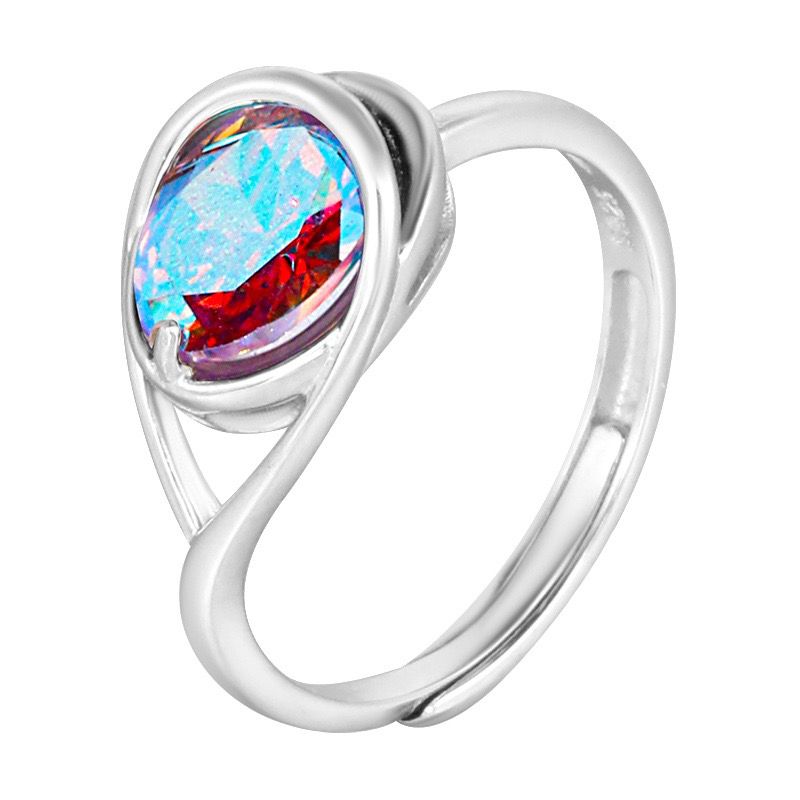 S925 sterling silver gem ring SSG558-SSG572