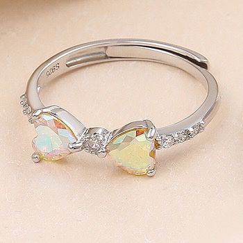 S925 sterling silver gem ring SSG431-SSG439