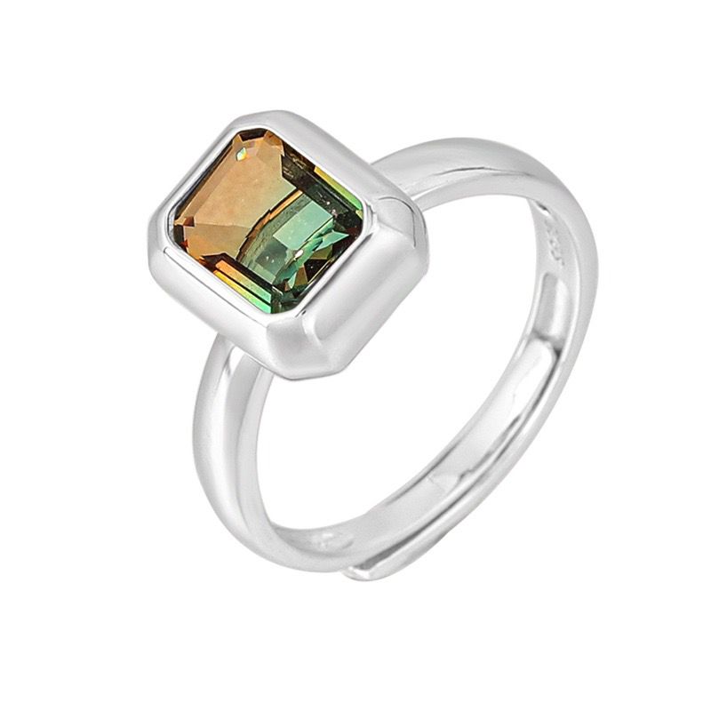 S925 sterling silver gem ring SSG686-SSG701