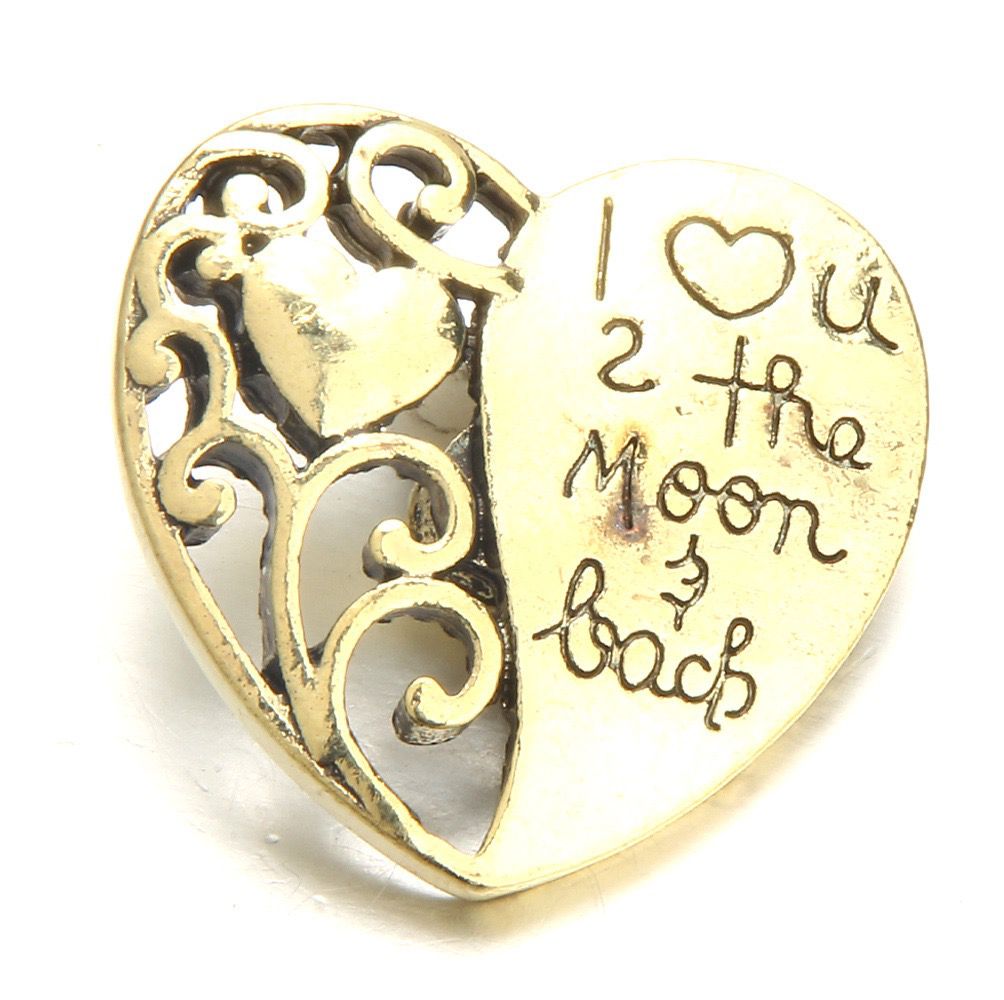 Heart shape snap button SB053-SB061