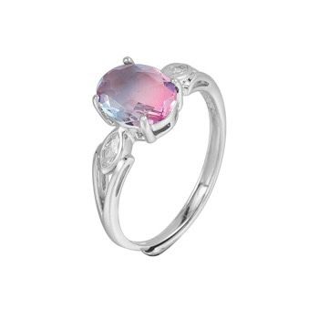 S925 sterling silver gem ring SSG573-SSG575