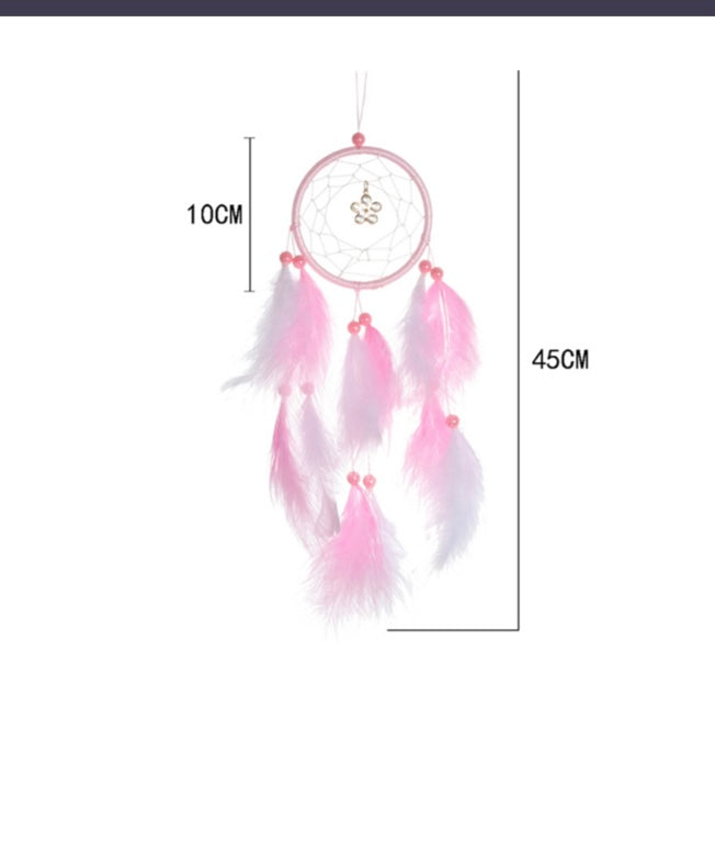 round dreamcatcher   feather cather wall hanging decorations #DC055-DC058