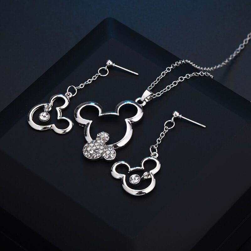 fashion Micky  necklace and earrings set #JS063-JS064