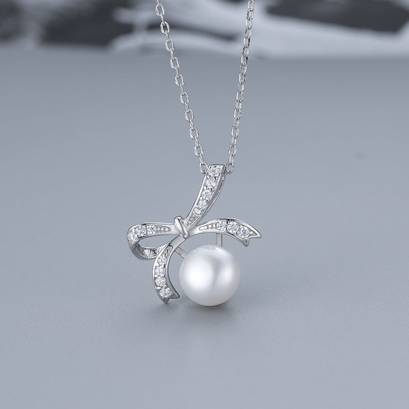 S925 sterling silver pearl pendant setting (default no pearl) wsp091-099