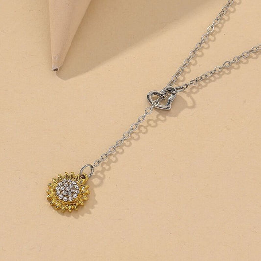 fashion sunflower necklace #N054