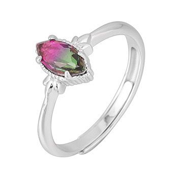 S925 sterling silver gem ring SSG239-SSG246