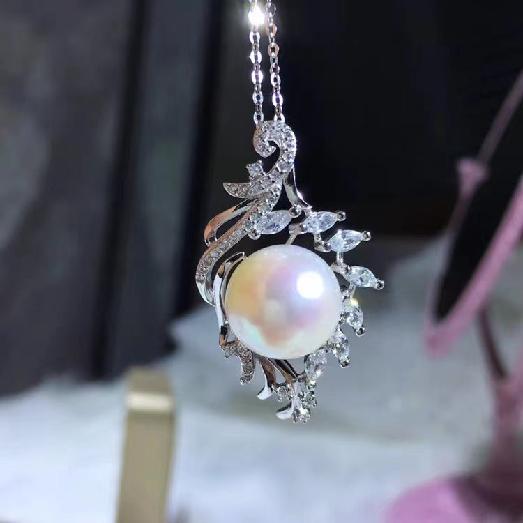 sterling silver S925 pearl pendant setting XYP019-027