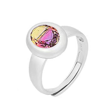 S925 sterling silver gem ring SSG706-709