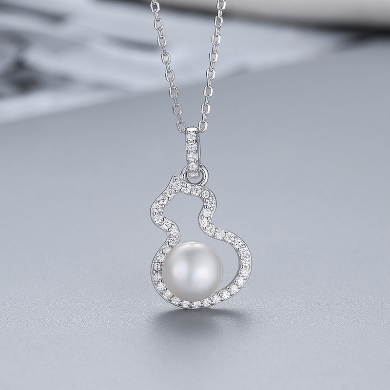 S925 sterling silver pearl pendant setting (default no pearl) wsp127-135