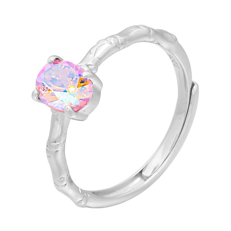 S925 sterling silver gem ring SSG205-SSG218