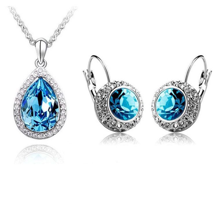 fashion   necklace and earrings set #JS026-JS029