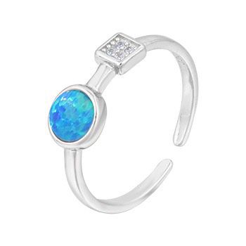 S925 sterling silver gem ring SSG074-SSG081