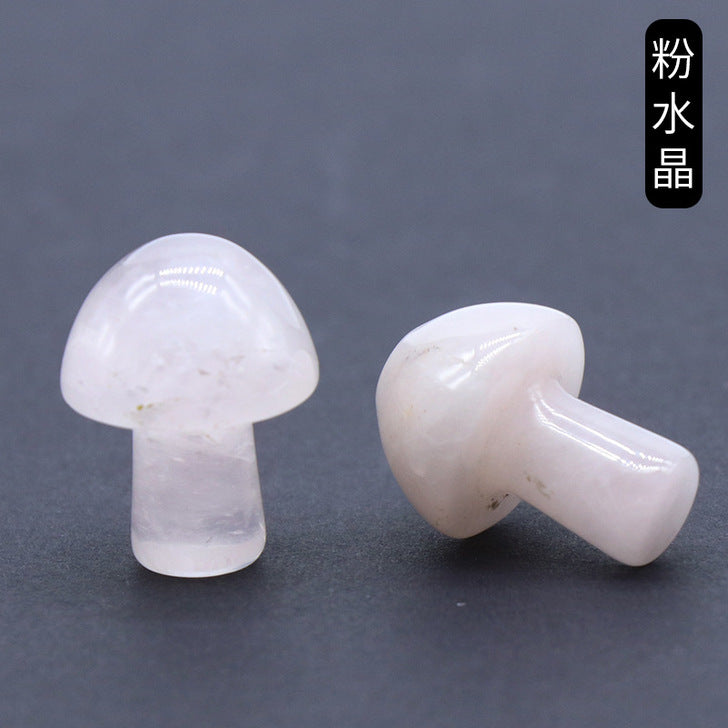 2cm mini mushroom crystal decorations