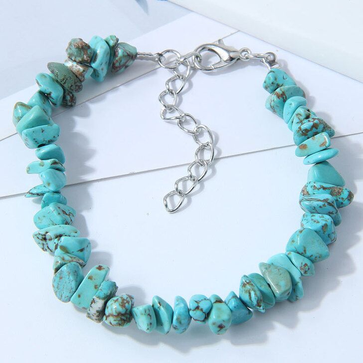 Scallop wind gravel bracelet B206