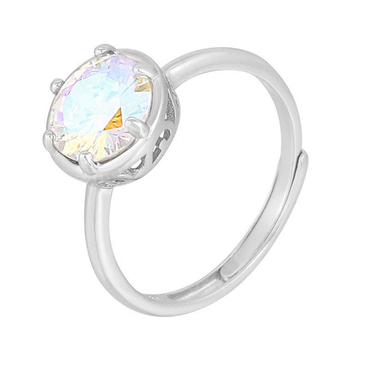 S925 sterling silver gem ring SSG288-SSG303