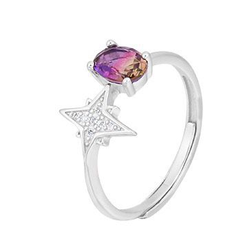 S925 sterling silver gem ring SSG224-SSG238