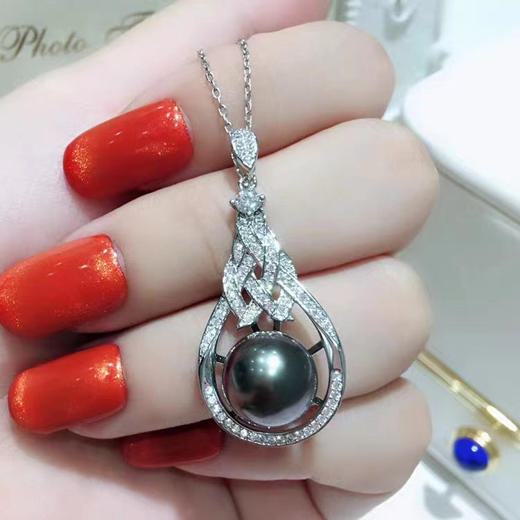 sterling silver S925 pearl pendant setting XYP028-036