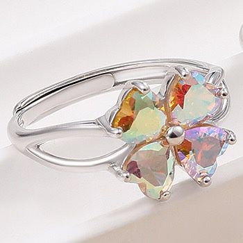 S925 sterling silver gem ring SSG431-SSG439