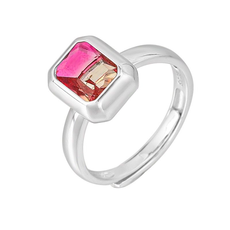 S925 sterling silver gem ring SSG686-SSG701