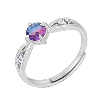 S925 sterling silver gem ring SSG369-SSG380