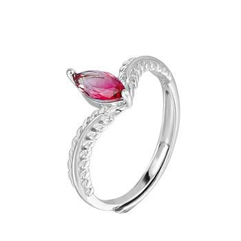 S925 sterling silver gem ring SSG384-SSG387