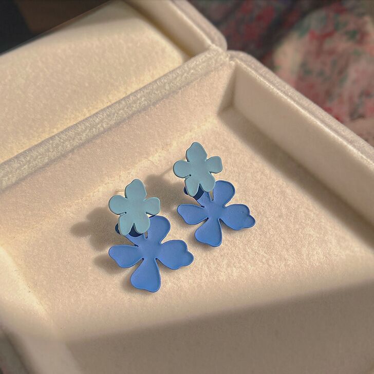 Flowers stud earrings E121-129