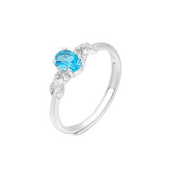 S925 sterling silver gem ring SSG169-SSG184