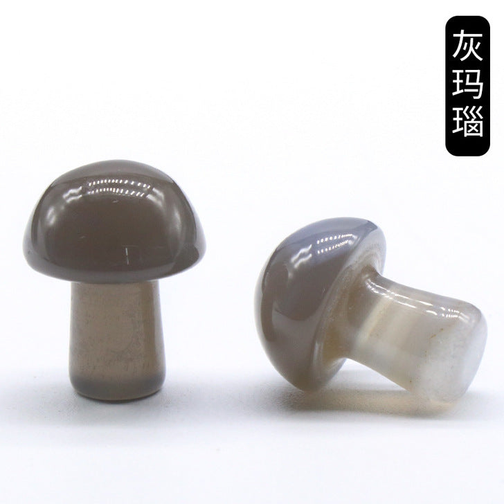 2cm mini mushroom crystal decorations