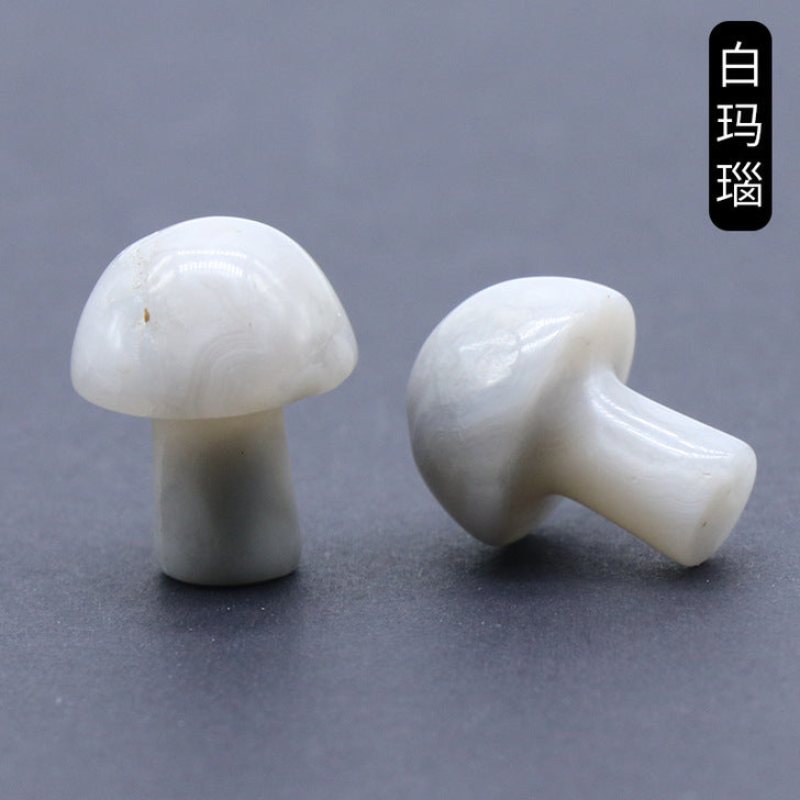 2cm mini mushroom crystal decorations