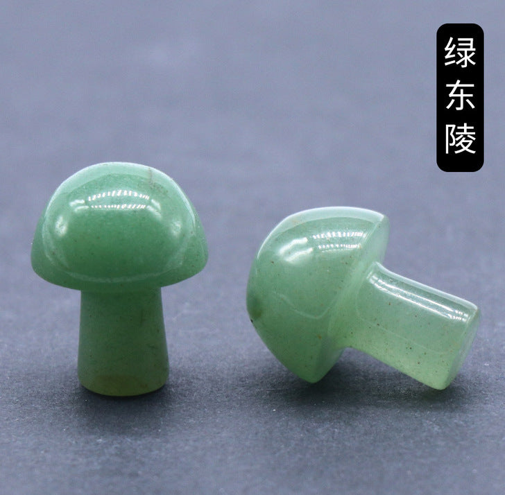 2cm mini mushroom crystal decorations