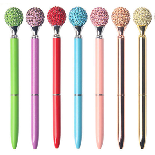 diamond crystal chips ball-point ballpoint pen