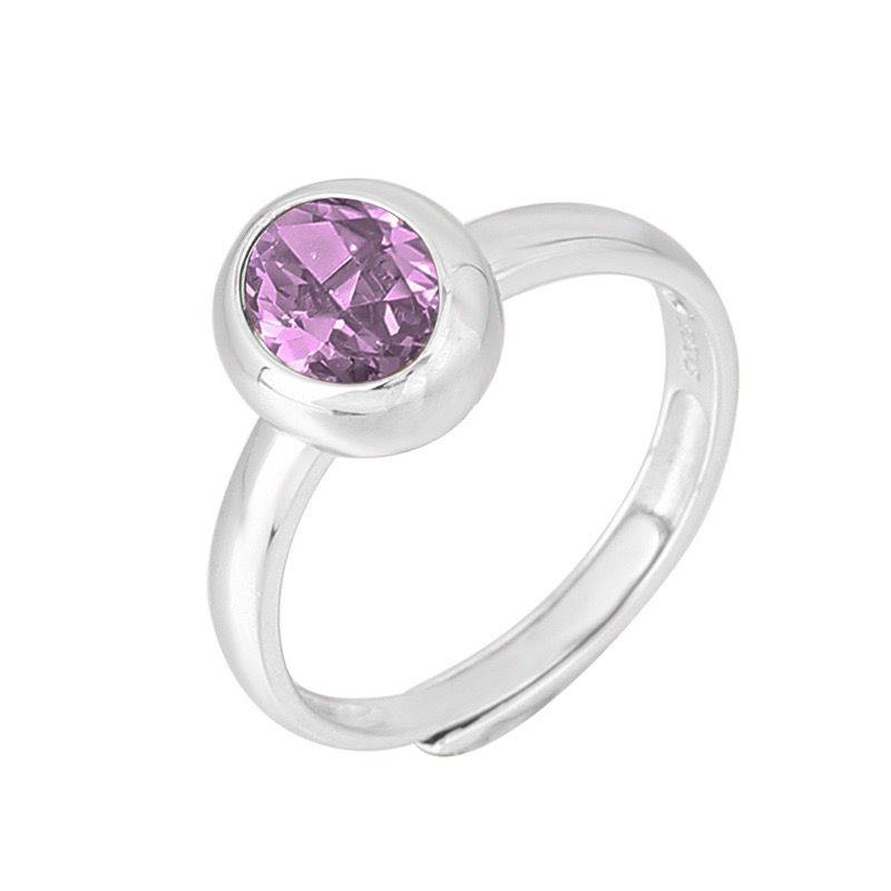 S925 sterling silver gem ring SSG686-SSG701