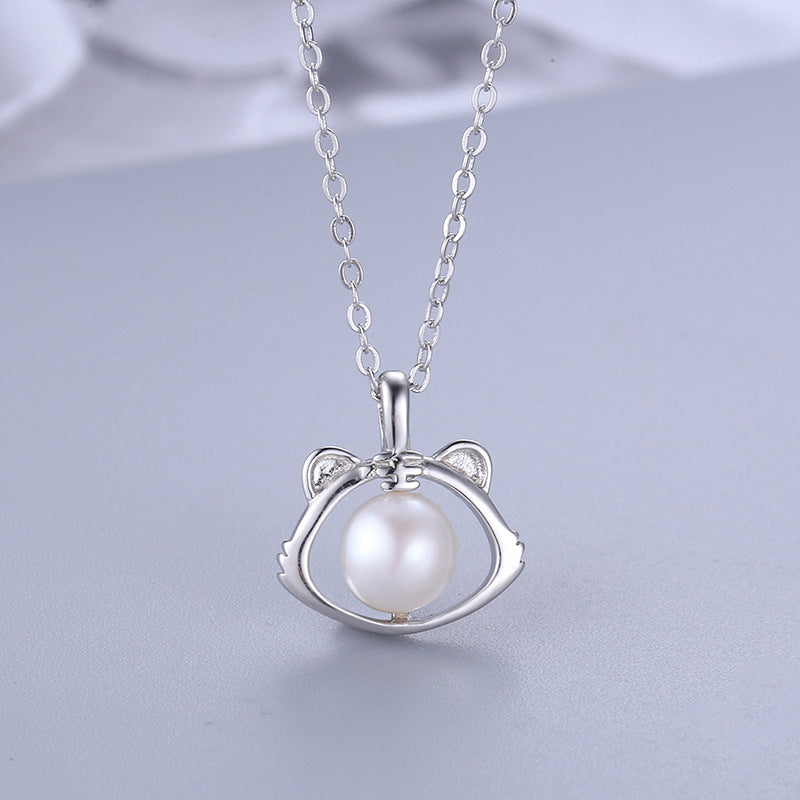 S925 sterling silver pearl pendant setting (default no pearl) wsp019-027