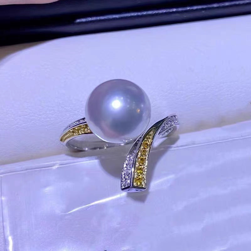 Sterling silver S925 pearl ring setting XYR010-018