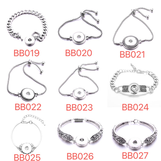 Snap button hand chain BB019-BB027