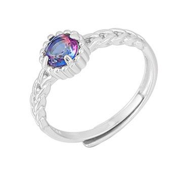 S925 sterling silver gem ring SSG369-SSG380